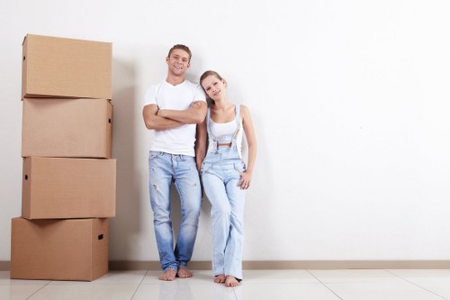 Removal van supporting a home move in South Wimbledon