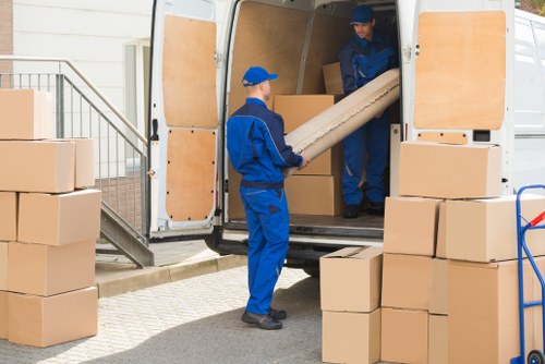 Removal van ready for a home move near South Wimbledon