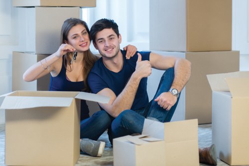 Man with van removal service supporting a local move in South Wimbledon