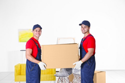 Prepared household furniture ready for local pick-up