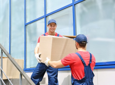 Local movers preparing a house move in South Wimbledon