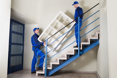 Removal team planning a house move in South Wimbledon