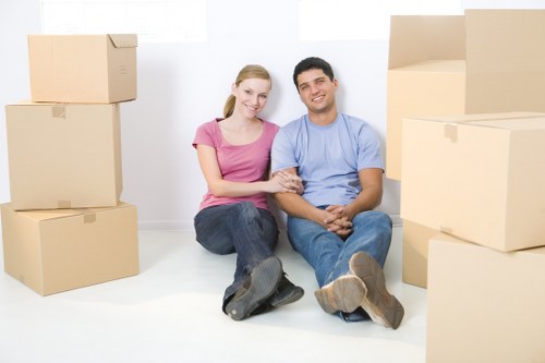 Moving van service in South Wimbledon near local residential streets