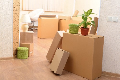 Careful packing and furniture handling during a local house move